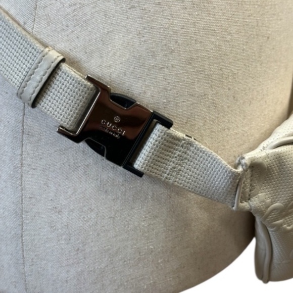 GUCCI Calfskin GG Tennis Embossed Belt Bag - Picture 8 of 16